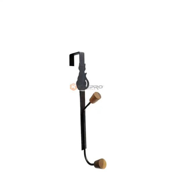 PORTE MANTEAU SUSPEN 2X1T NOIR BOULE BOIS MKD20 ALWAN