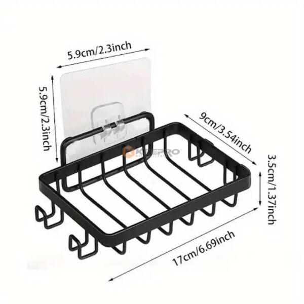 PORTE SAVONNETTE NOIR ADHESIF S-70-110 / S-50-272 FIRLA