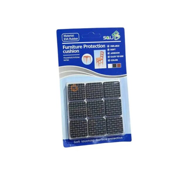 PROTEGE DE CHAISE ADHESIF CARRE MM 18PCS SQ-207 SOUTH