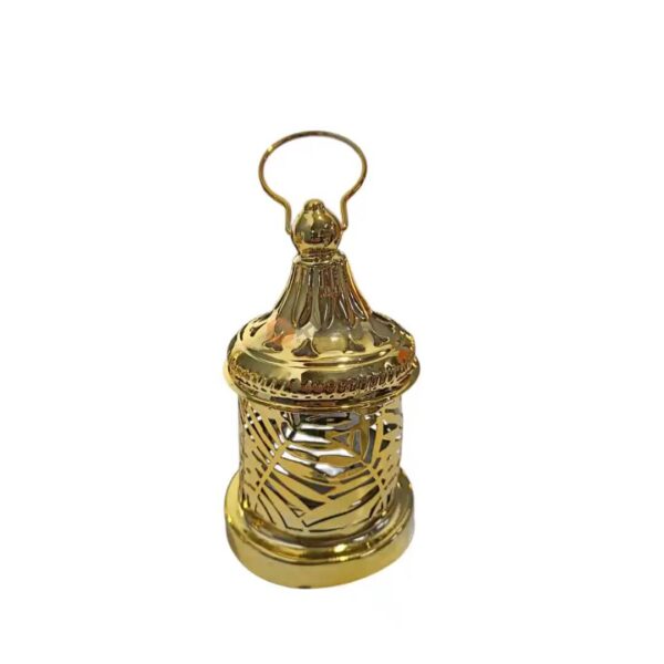 QUINKI FANOUS RAMADAN MOSQUE METAL DORE ROND WDY831 LED LANTERN FLASHLIGHT