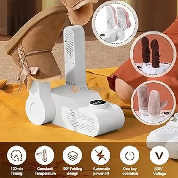 SECHE LINGE CHAUSSURE ELECTRIQUE A CHAUD 360° MK-701 SHOE DRYER