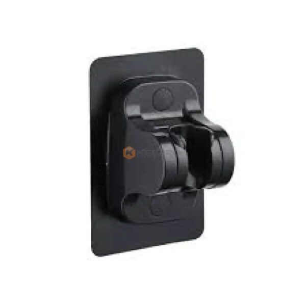 SUPPORT DOUCHETTE PLAST ADHESIF REGLABLE NOIR