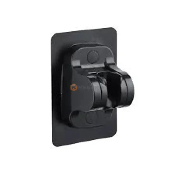 SUPPORT DOUCHETTE PLAST ADHESIF REGLABLE NOIR