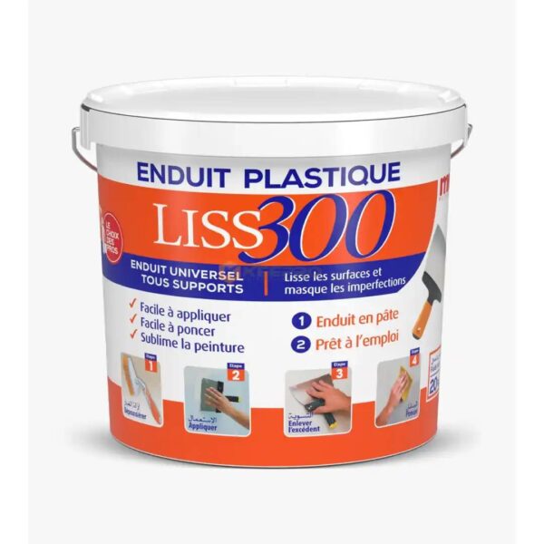 ENDUIT EN PATTE  5KG LISSE 300 MIDY