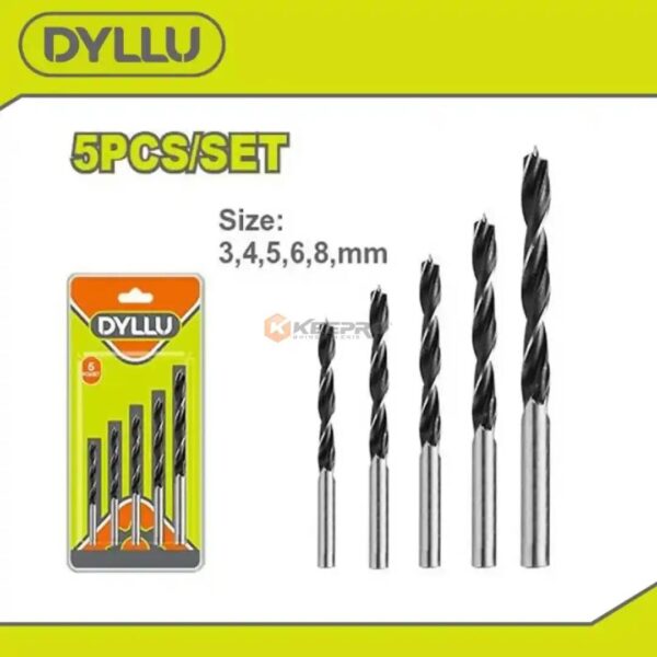 JEU MECHE BOIS 5PCS 3-8MM PLAQUE DTSJ3K01 DYLLU