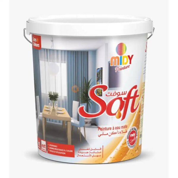 SATINE A EAU BLANC MAT 18KG / 20KG SOFT MIDY