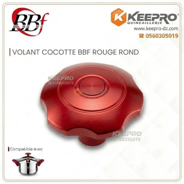 VOLANT COCOTTE BBF TURK ROUGE ROND