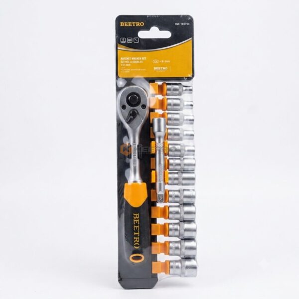 JEU DOUILLE CLIQ 1/4 +BRAS +RALLONGE 14PCS TC0764 BEETRO