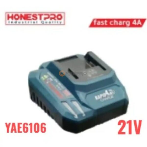CHARGEUR BATTERIE VISSEUSE 21V 4A FAST YAE6106 HONESTPRO