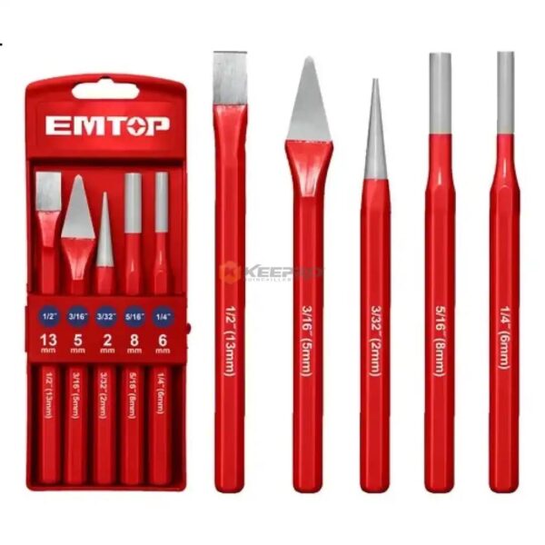 JEU BURINS / POINTEAUX 5PCS EMCC8395 EMTOP