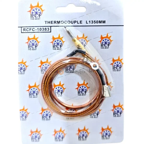 THERMOCOUPLE CUIS 135CM 1 COSSE +1 FICHE PLAT RCFC10383 RCF