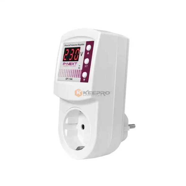 FICHE PROTECTEUR DE TENSION 16A REGLABLE SP2 P-NEXT