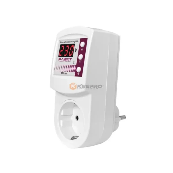 FICHE PROTECTEUR DE TENSION 16A REGLABLE SP2 P-NEXT
