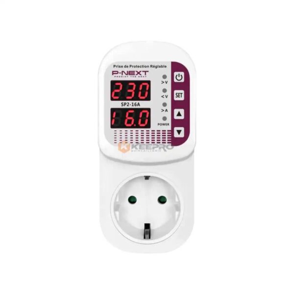 FICHE PROTECTEUR DE TENSION+COURANT 16A REGLAB PRT017 PNEXT